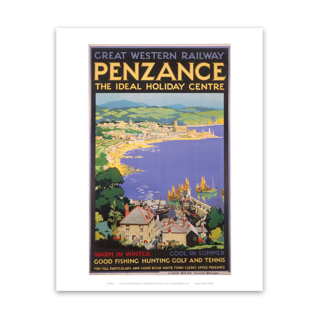 Penzance The Ideal Holiday Centre Art Print