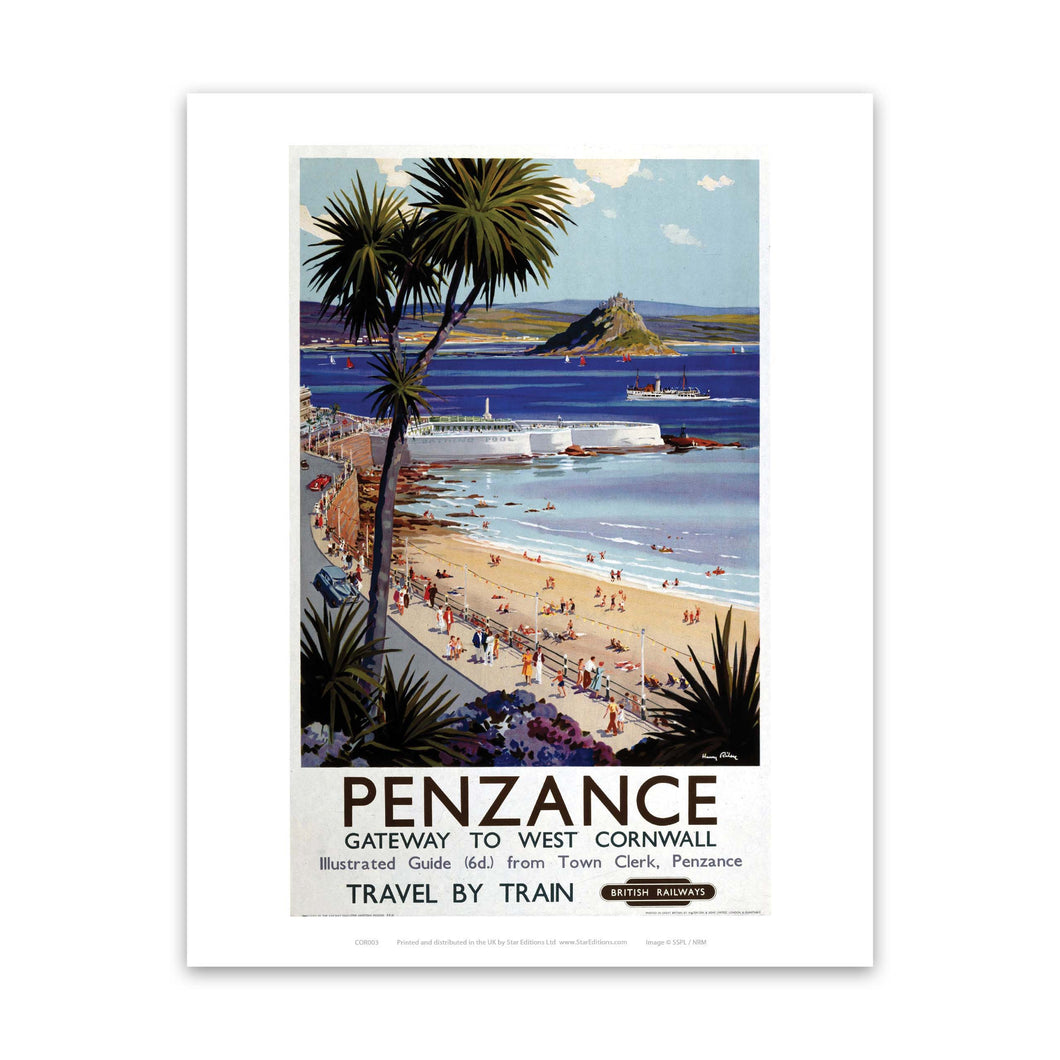 Penzance Gateway to West Cornwall Art Print