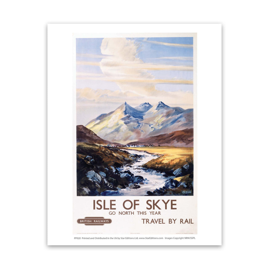 Isle of Skye, Go North This Year Art Print
