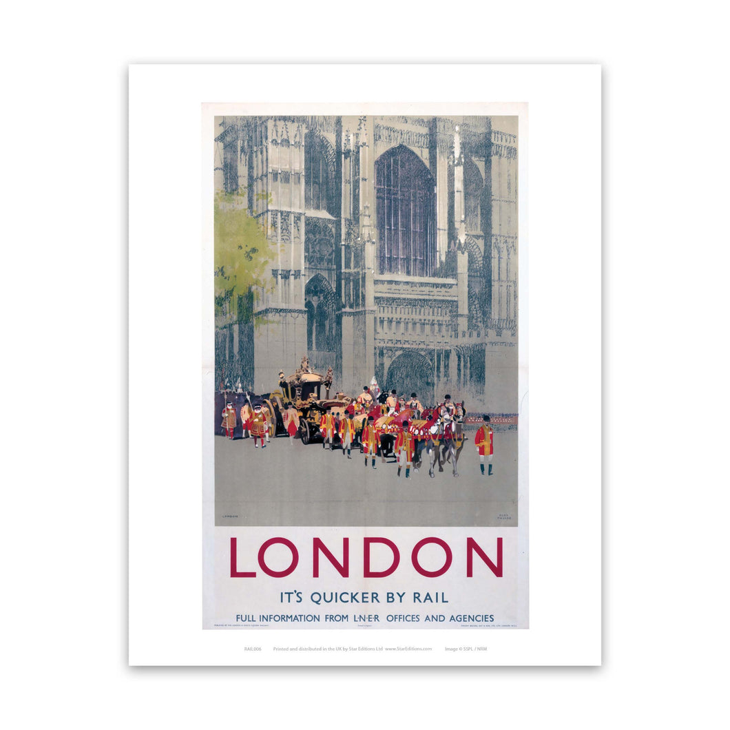 London Parade St Paul's Art Print