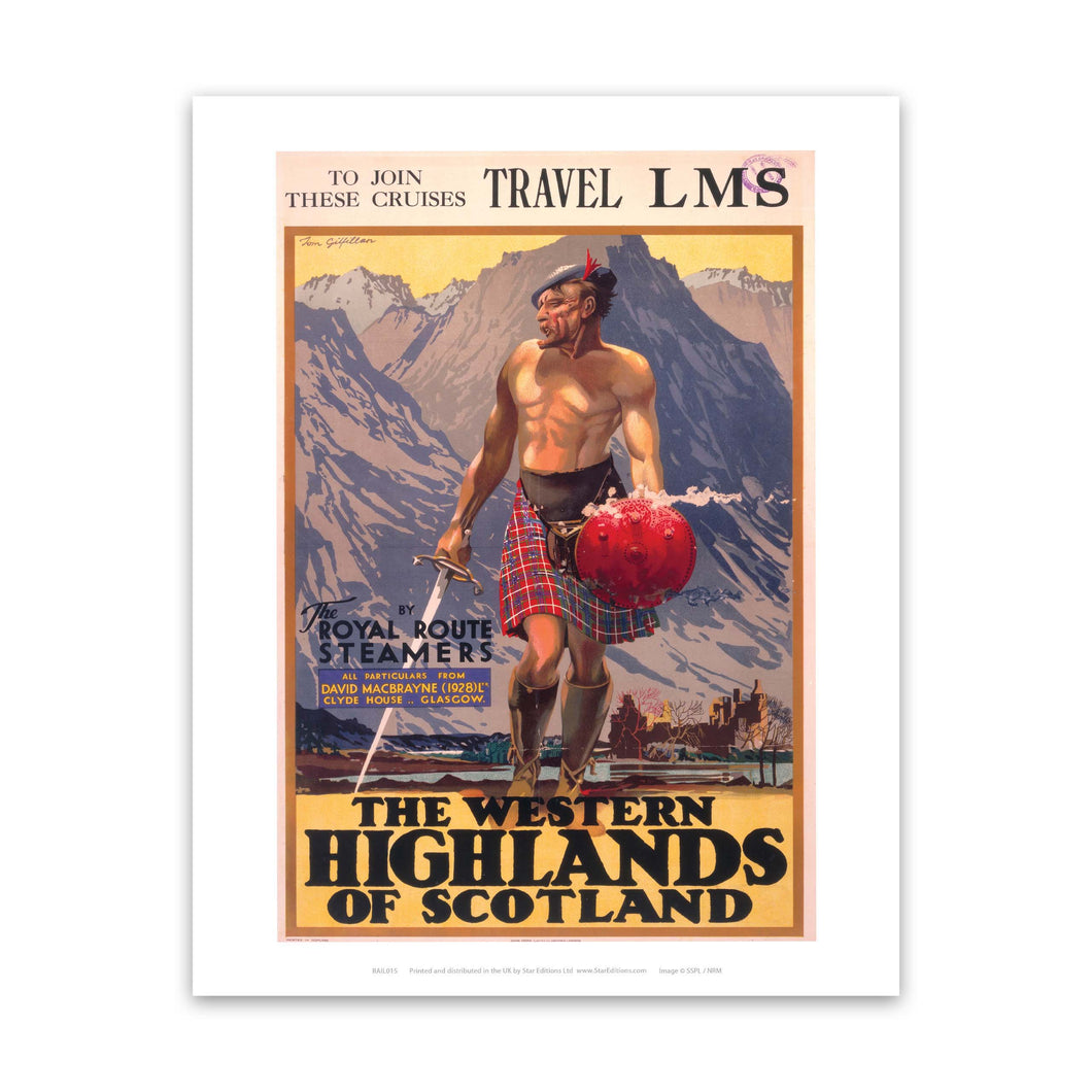 The Western Highlands of Scotland Art Print