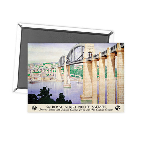 The Royal Albert Bridge Saltash Fridge Magnet