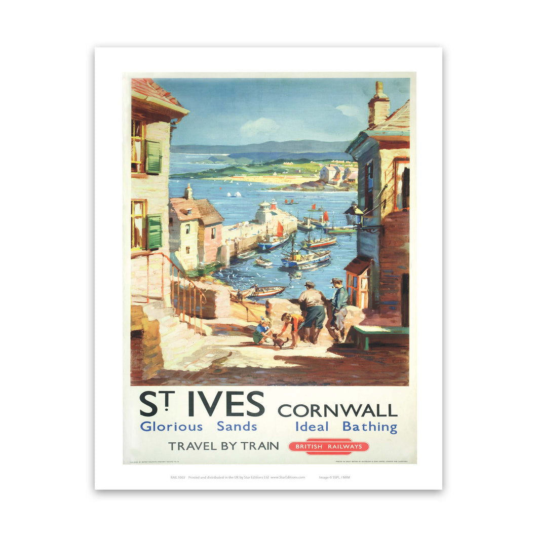 St. Ives, Cornwall - Glorious Sands Art Print