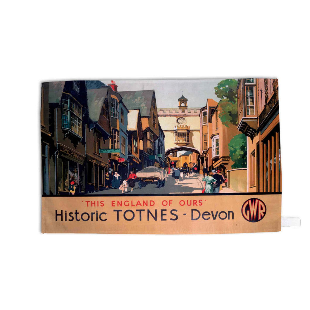 Historic Totnes - Devon - Tea Towel