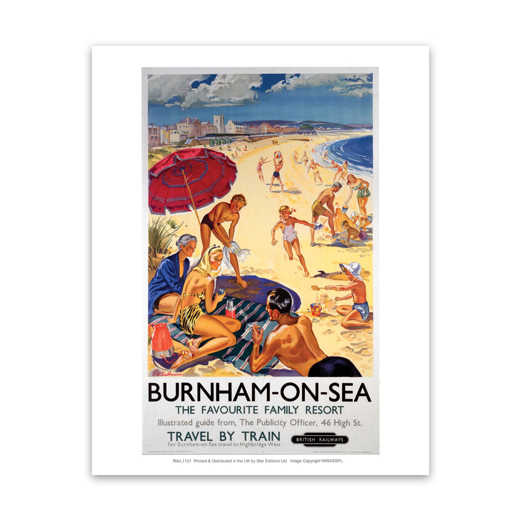 Burnham-on-Se, The Favorite Family Resort Art Print