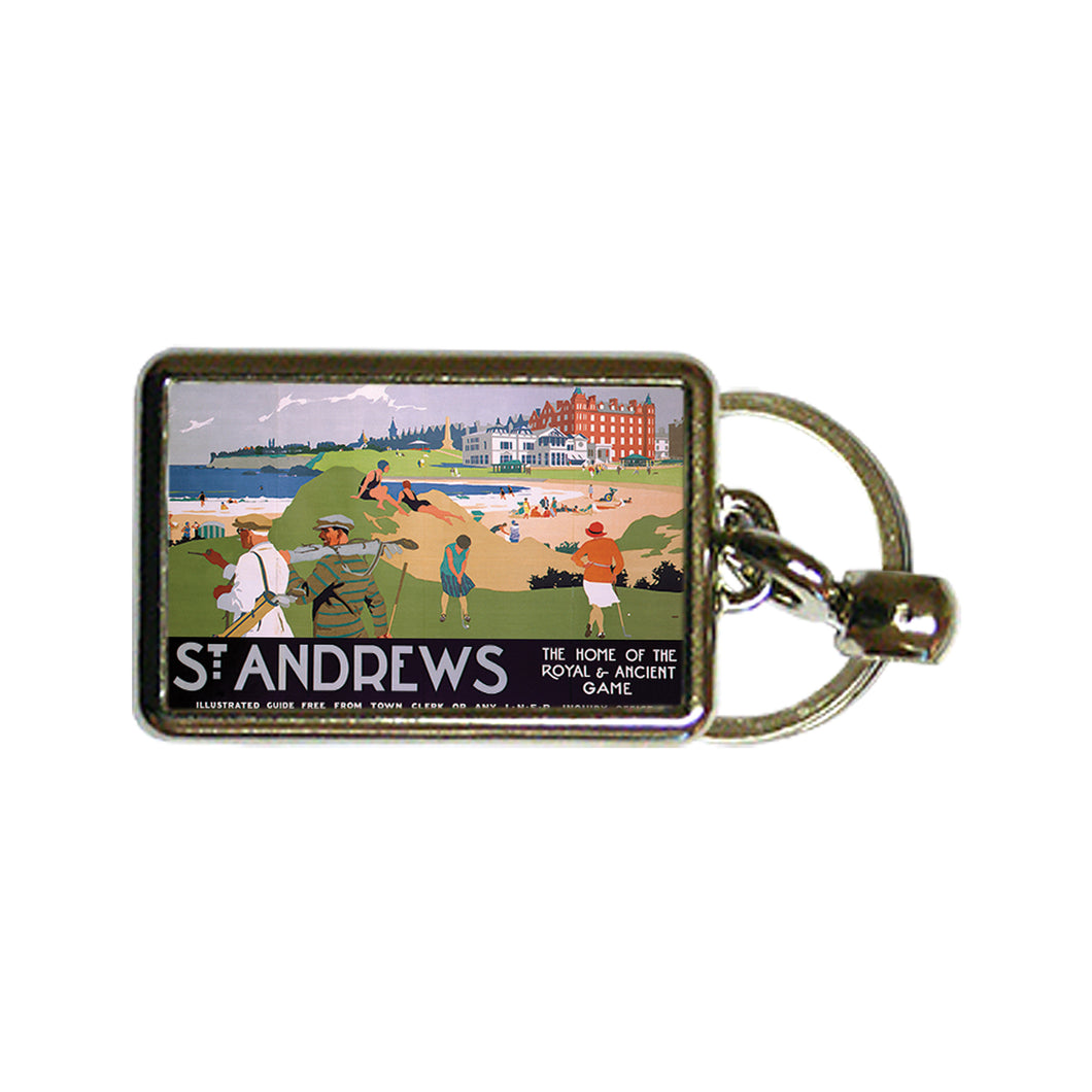 St. Andrews - The Home of the Royal & Ancient Game - Metal Keyring