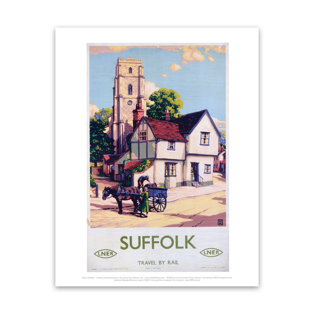 Suffolk Art Print