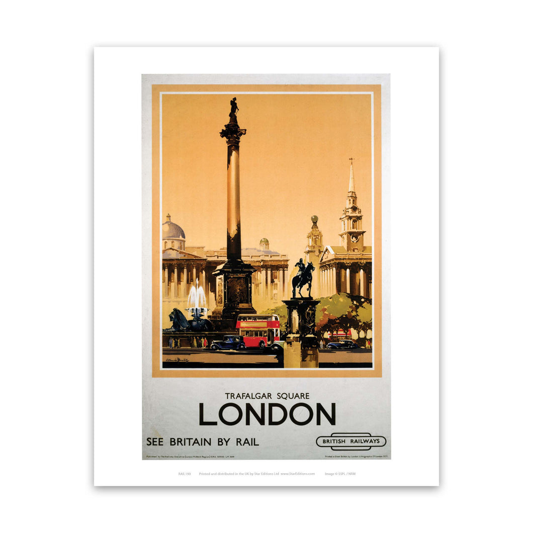 Trafalgar Square London Art Print