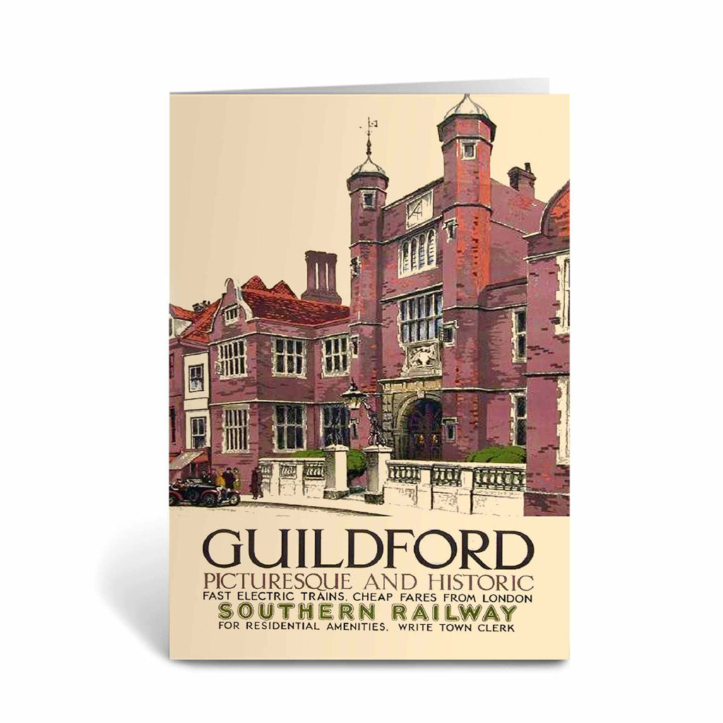 Guildford Southern Railway Greeting Card Railway Posters