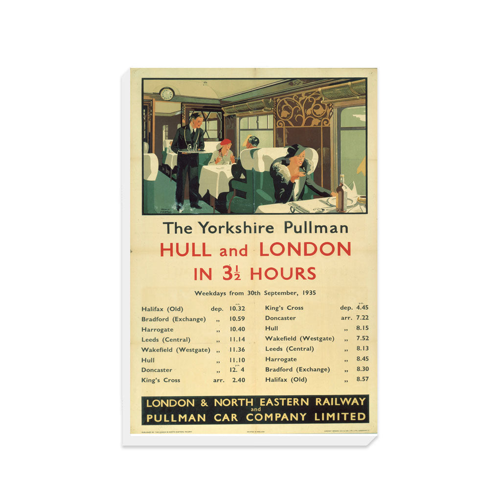 The Yorkshire Pullman - Hull and London - Canvas