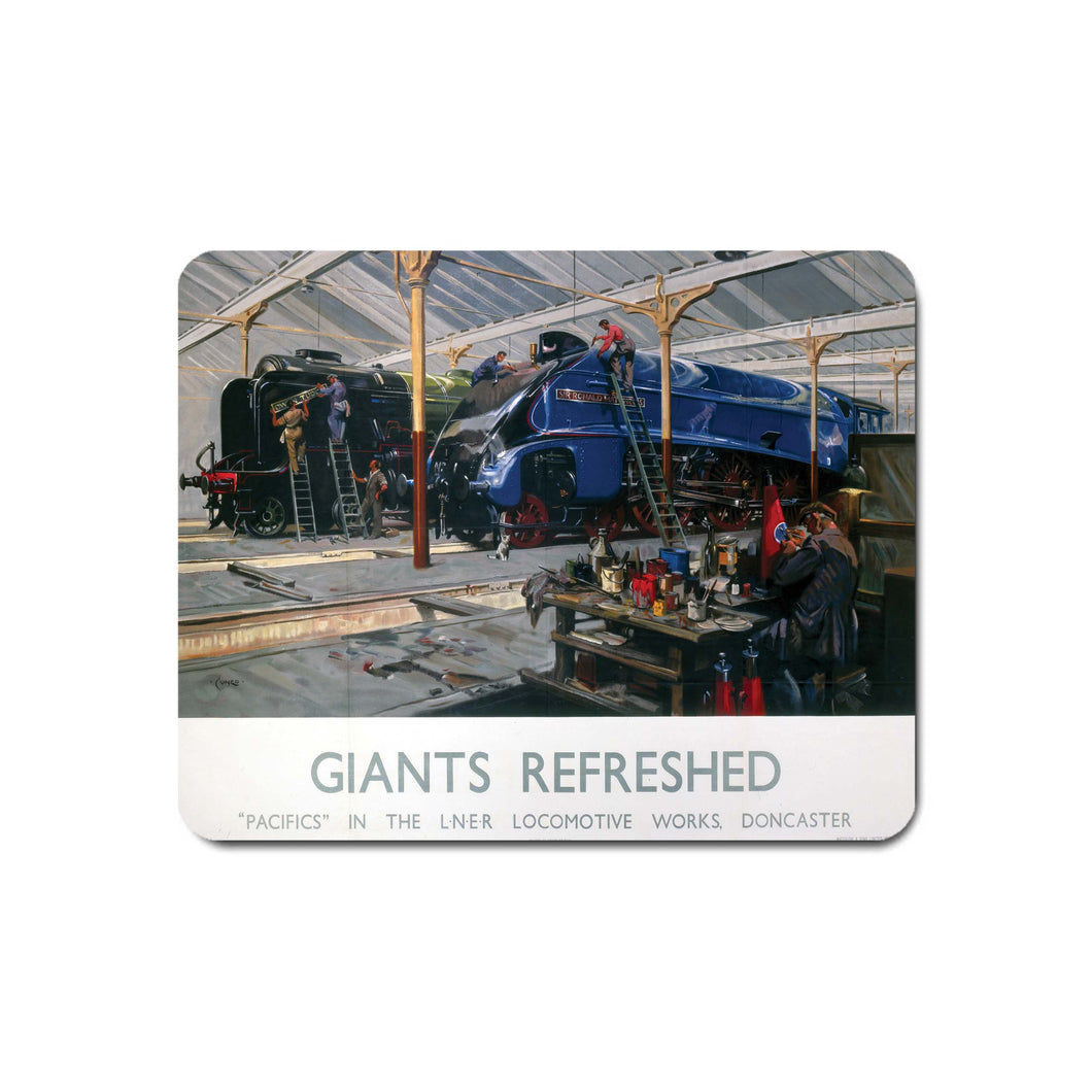 Giants Refreshed - Locomotive Works, Doncaster - Mouse Mat