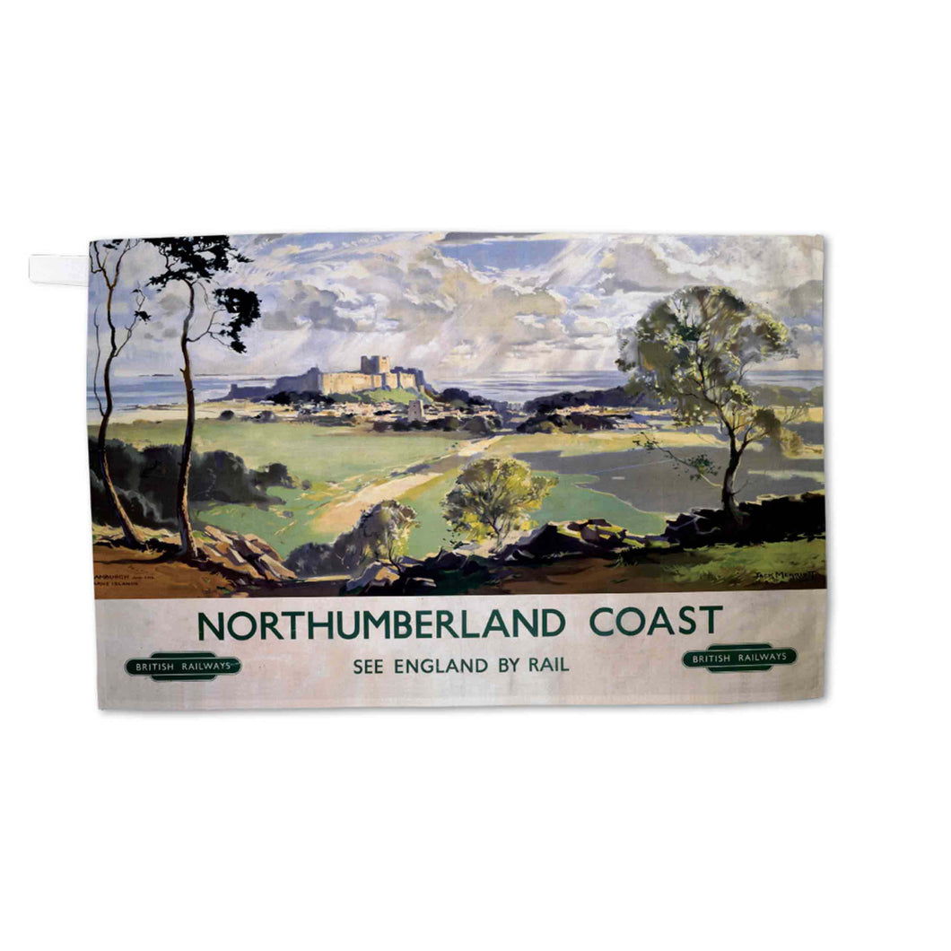 Northumberland Coast - Tea Towel