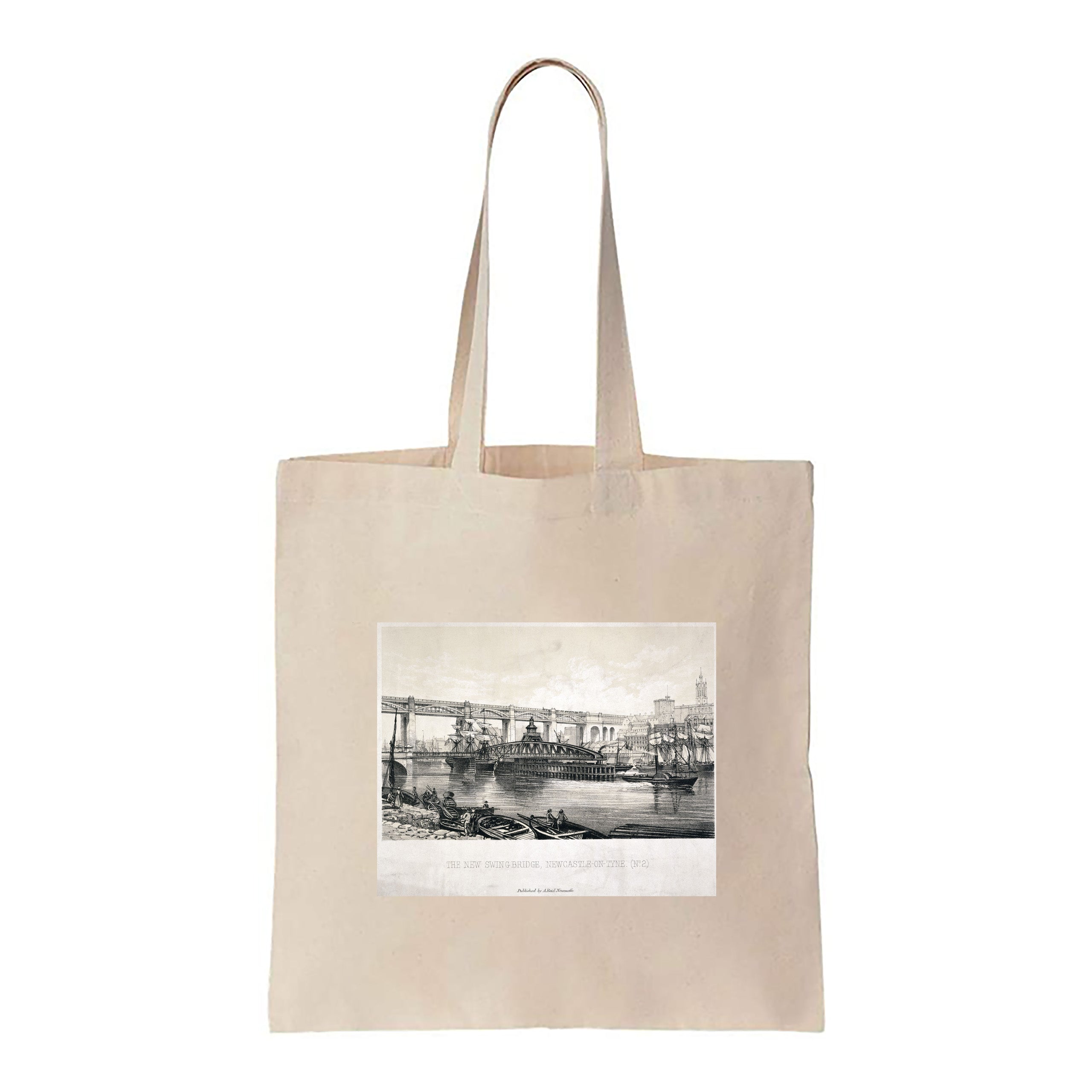 The New Swing Bridge, Newcastle-On-Tyne Canvas Tote Bag