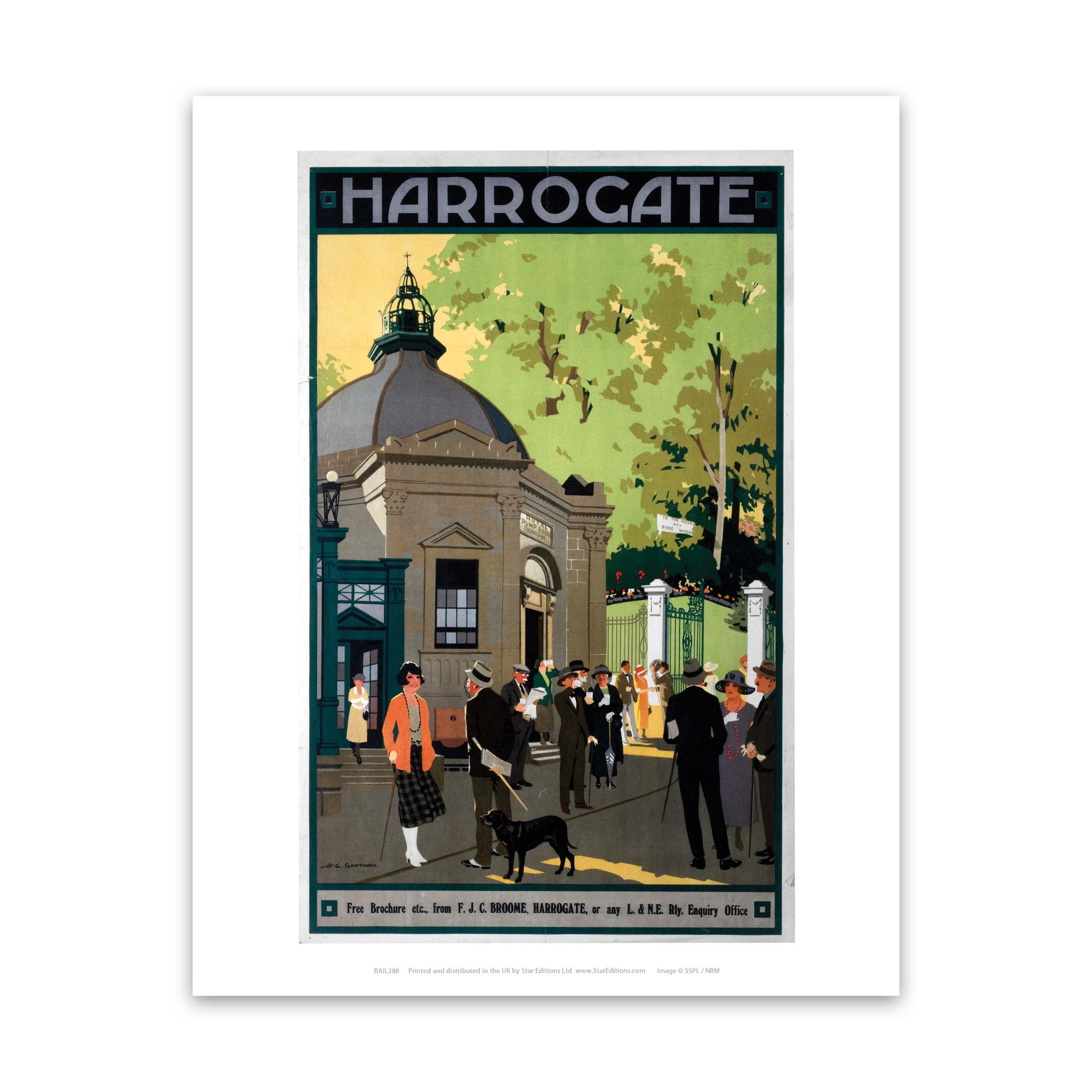 Harrogate Art Print Railway Posters