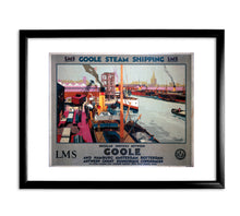 Load image into Gallery viewer, Goole Steam Shipping Art Print