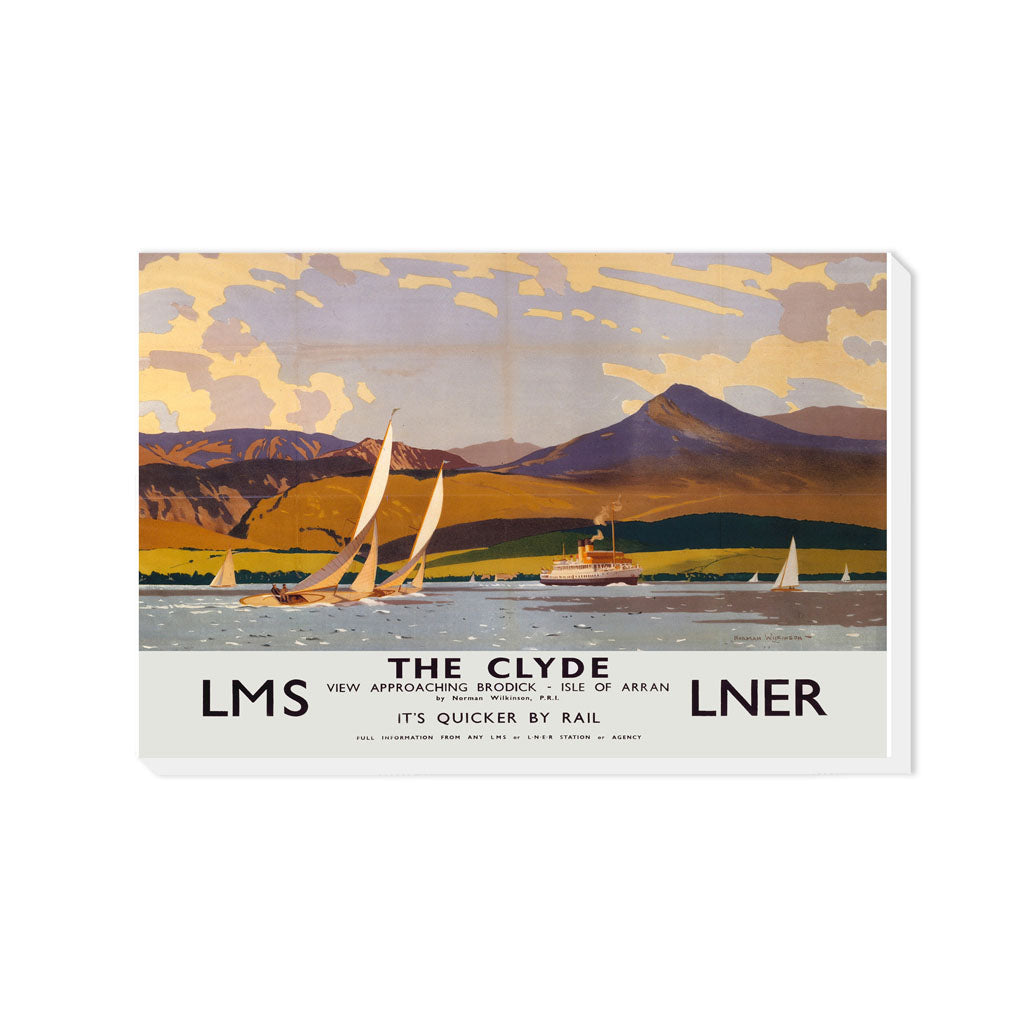The Clyde, Isle Of Arran - Canvas