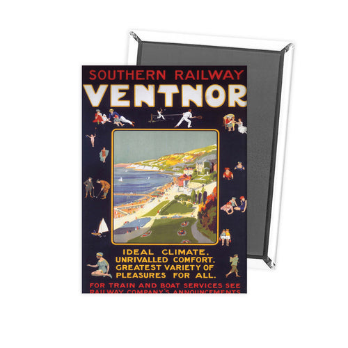 Ventnor - Southern Railway Train and boat services Fridge Magnet