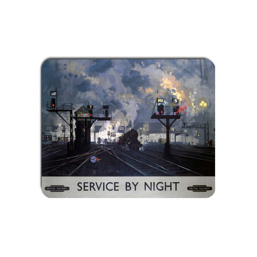 Service by Night - British Railways - Mouse Mat