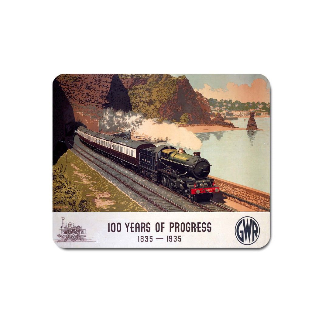 100 Years of Progress - 1835 1935 GWR - Mouse Mat
