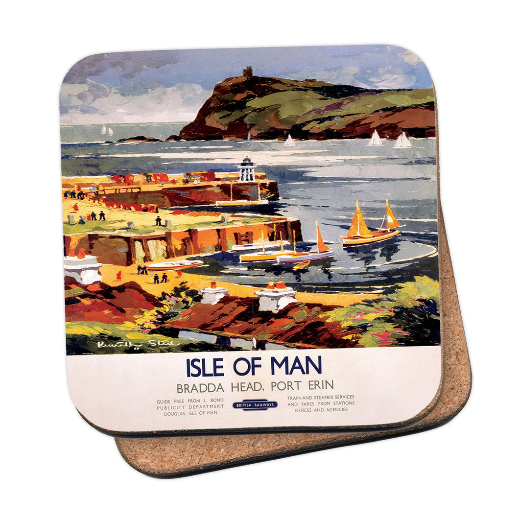 Isle Of Man - Bradda Head Port Erin Coaster