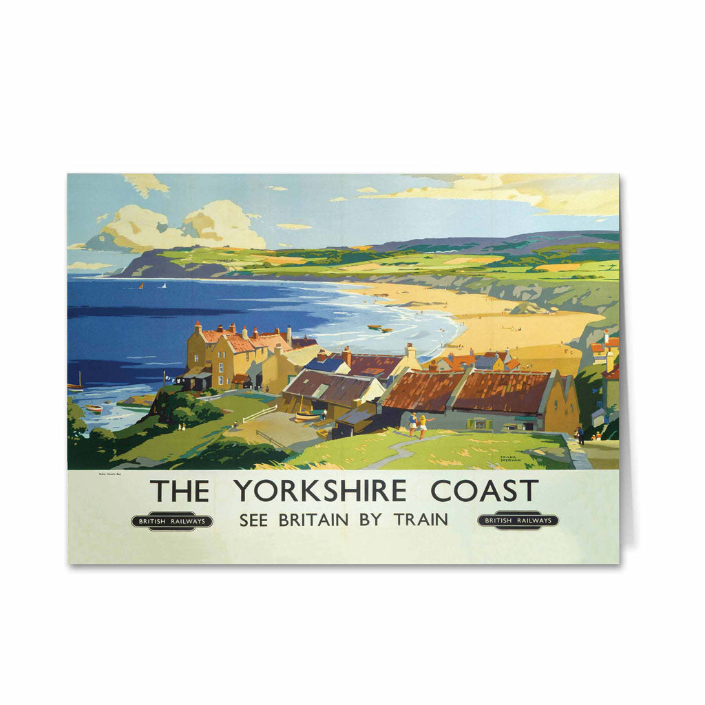 The Yorkshire Coast - Robin Hood's Bay Greeting Card