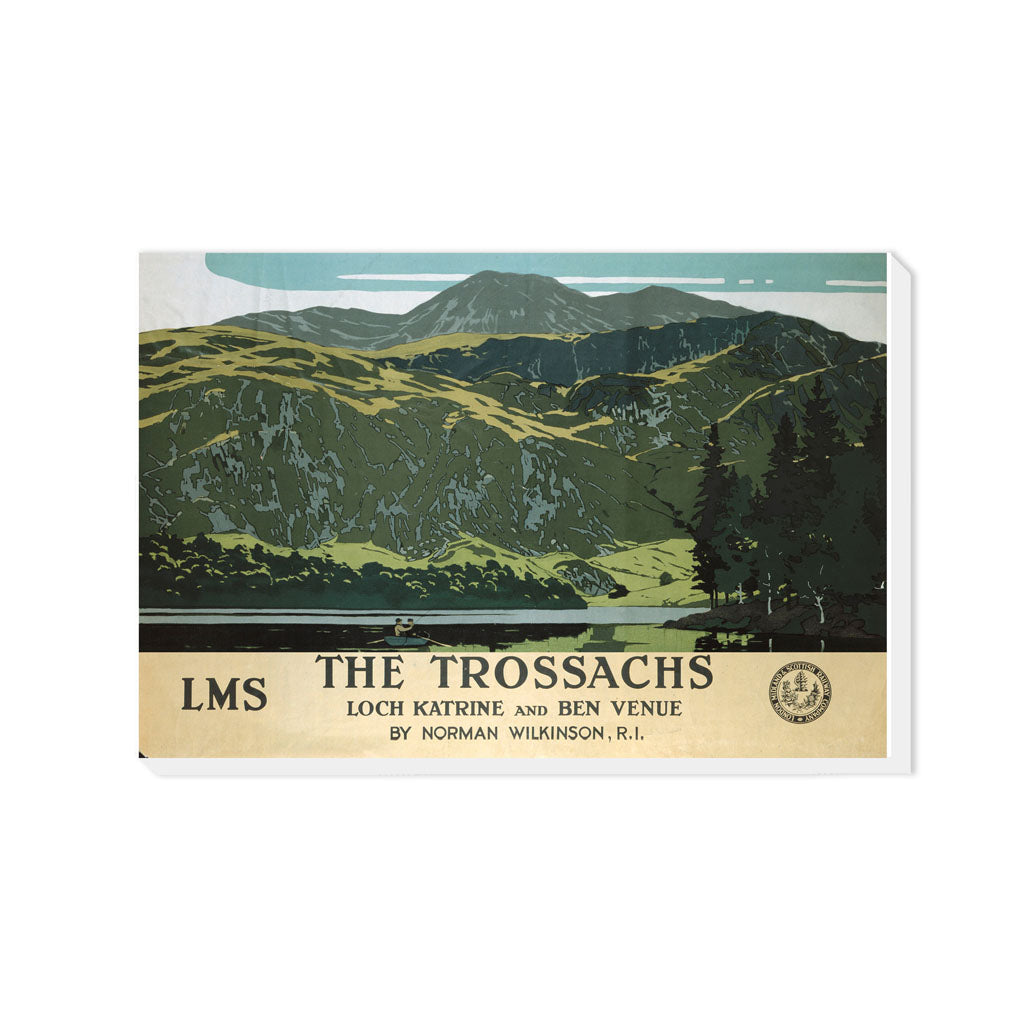 The Trossachs by Norman Wilkinson - Canvas