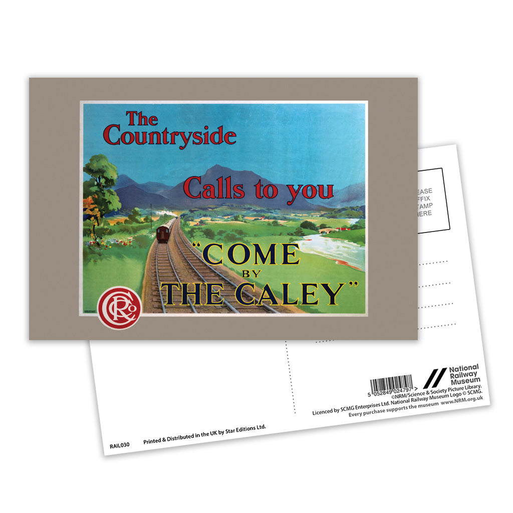 The Countryside Calls To You, Come By The Caley Postcard Pack of 8