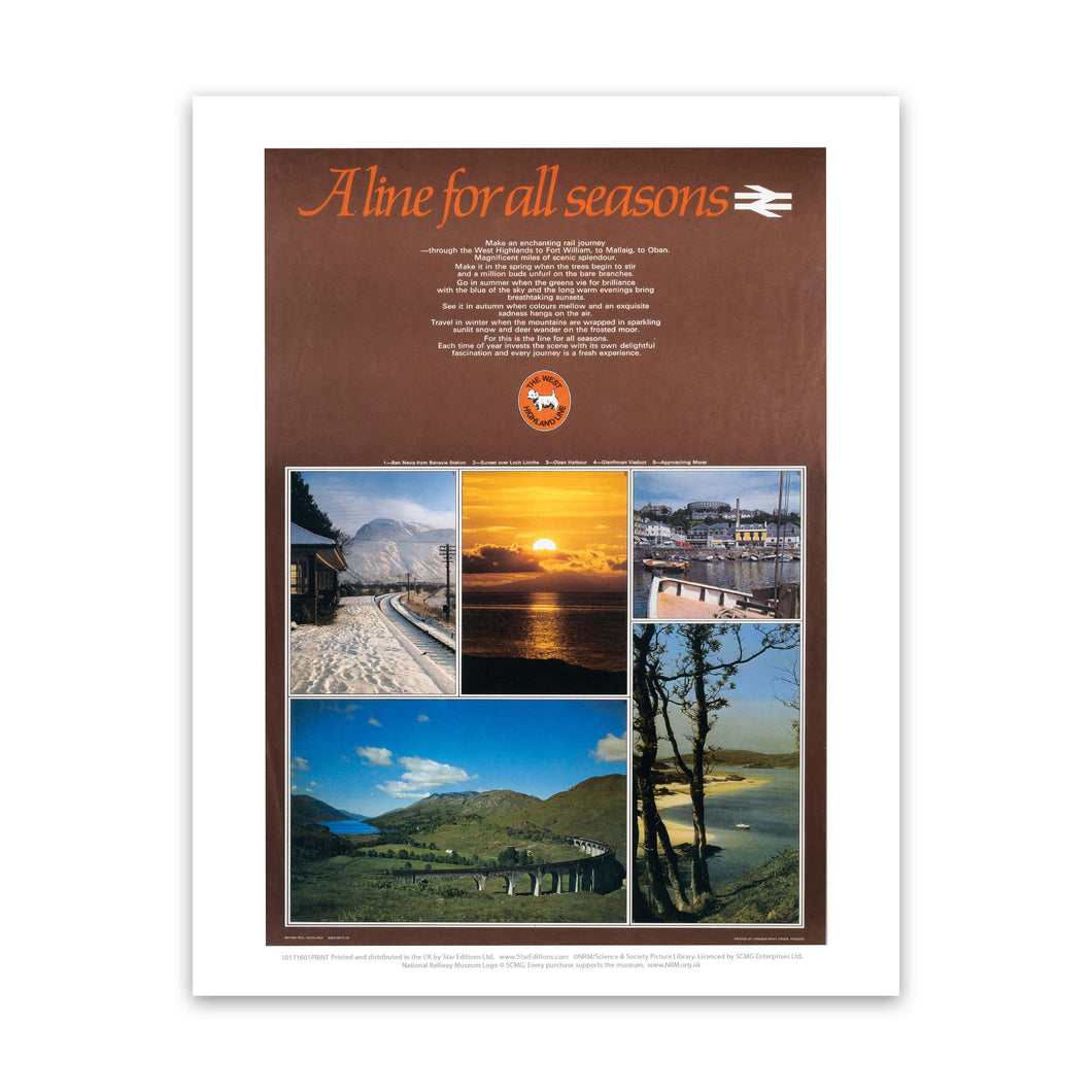 A Line for all Seasons, BR poster, 1973 Art Print