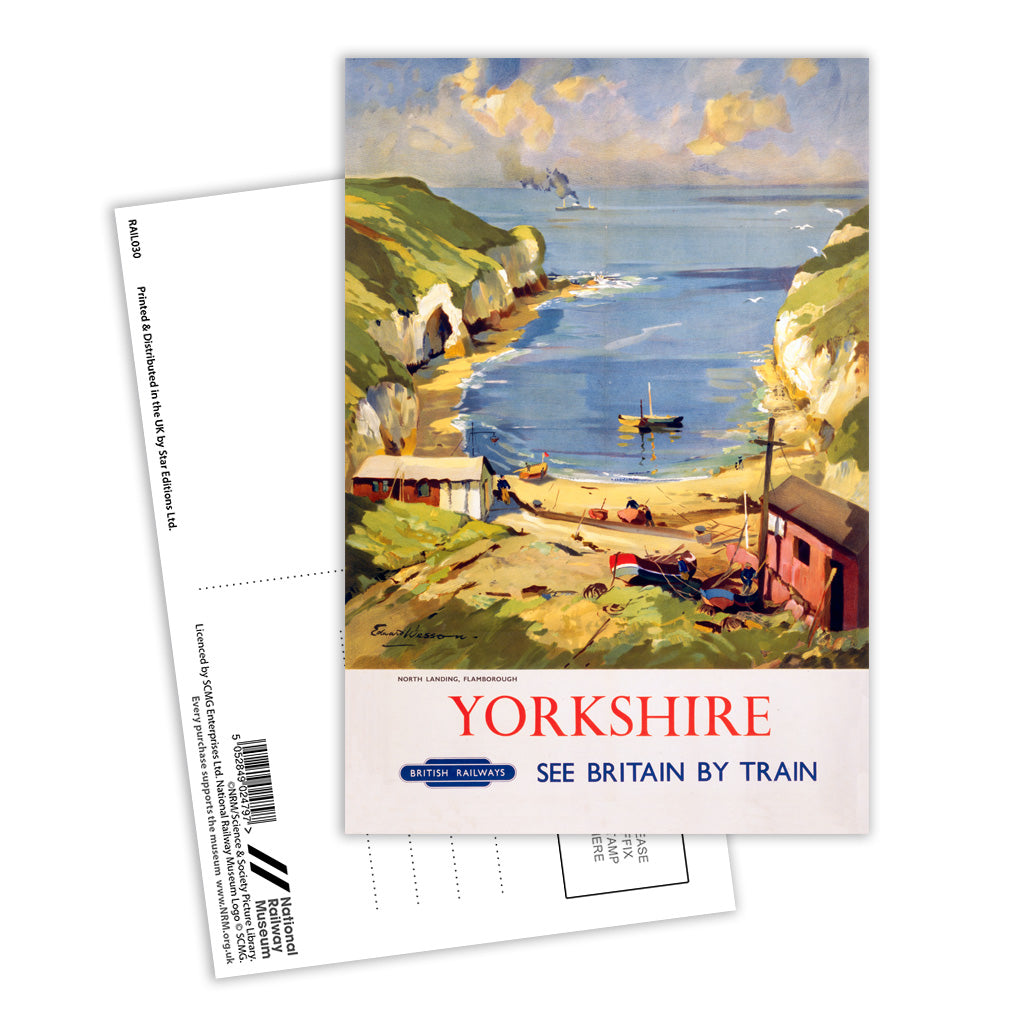 Yorkshire, See Britain By Train, British Railways Postcard Pack of 8
