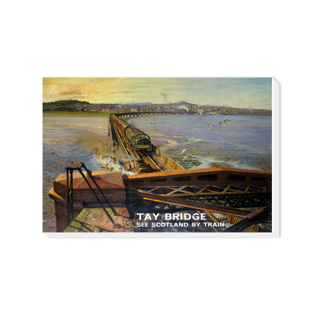 Tay Bridge, See Scotland By Train - Canvas