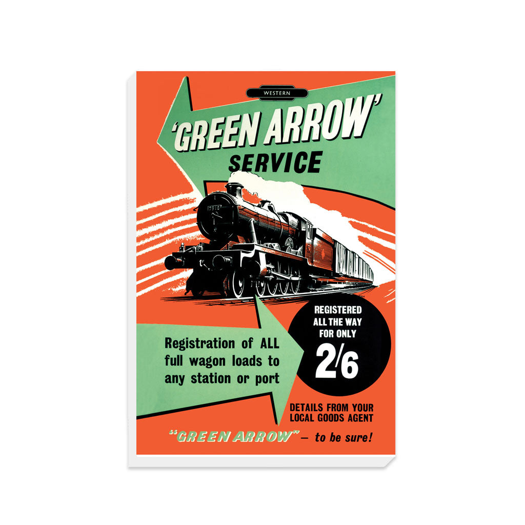 Green Arrow Service, Western - Canvas