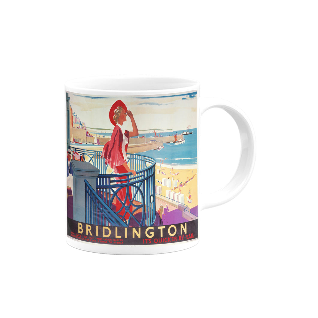 Bridlington, It's Quicker By Rail Mug