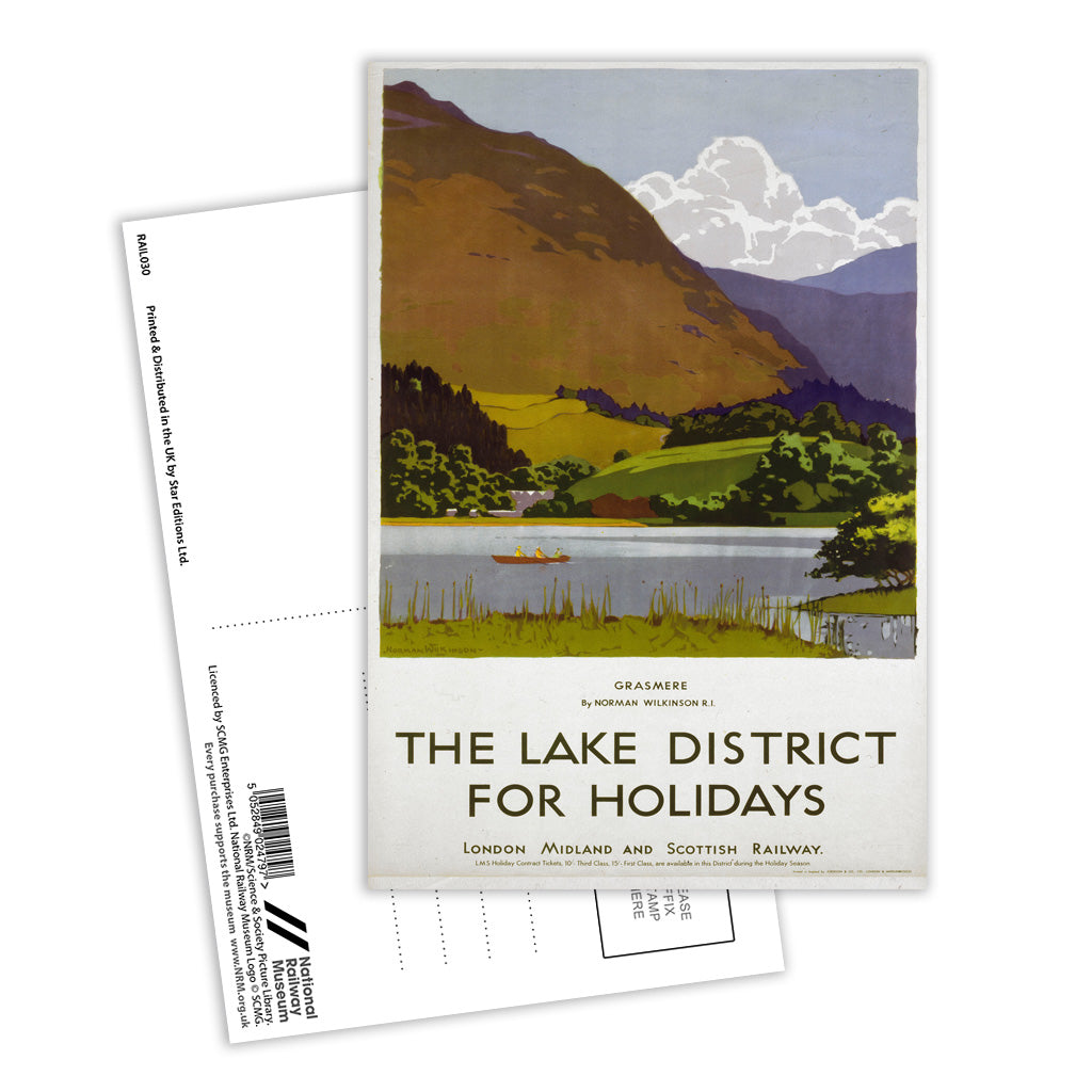 The Lake District For Holidays Postcard Pack of 8