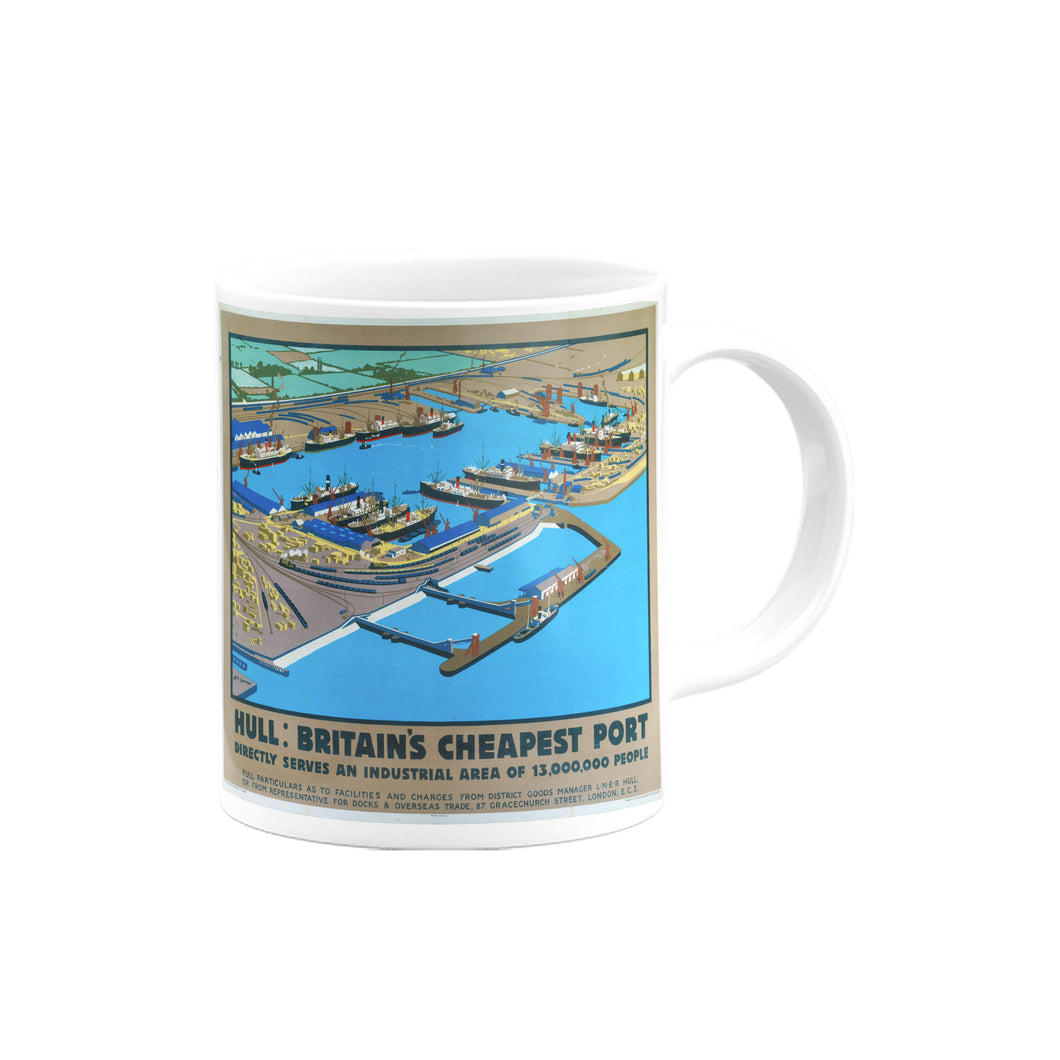 Hull, Britain's Cheapest Port Mug