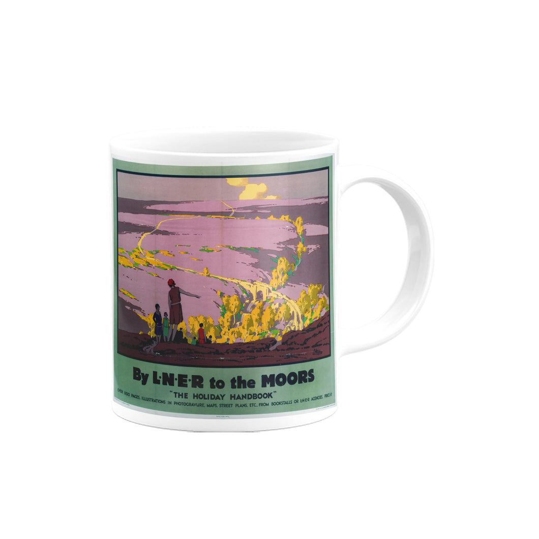 By LNER to the Moors, The Holiday Handbook Mug