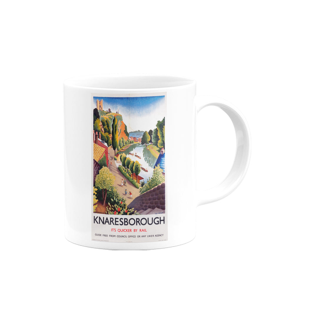 Knaresborough, It's Quicker By Rail Mug