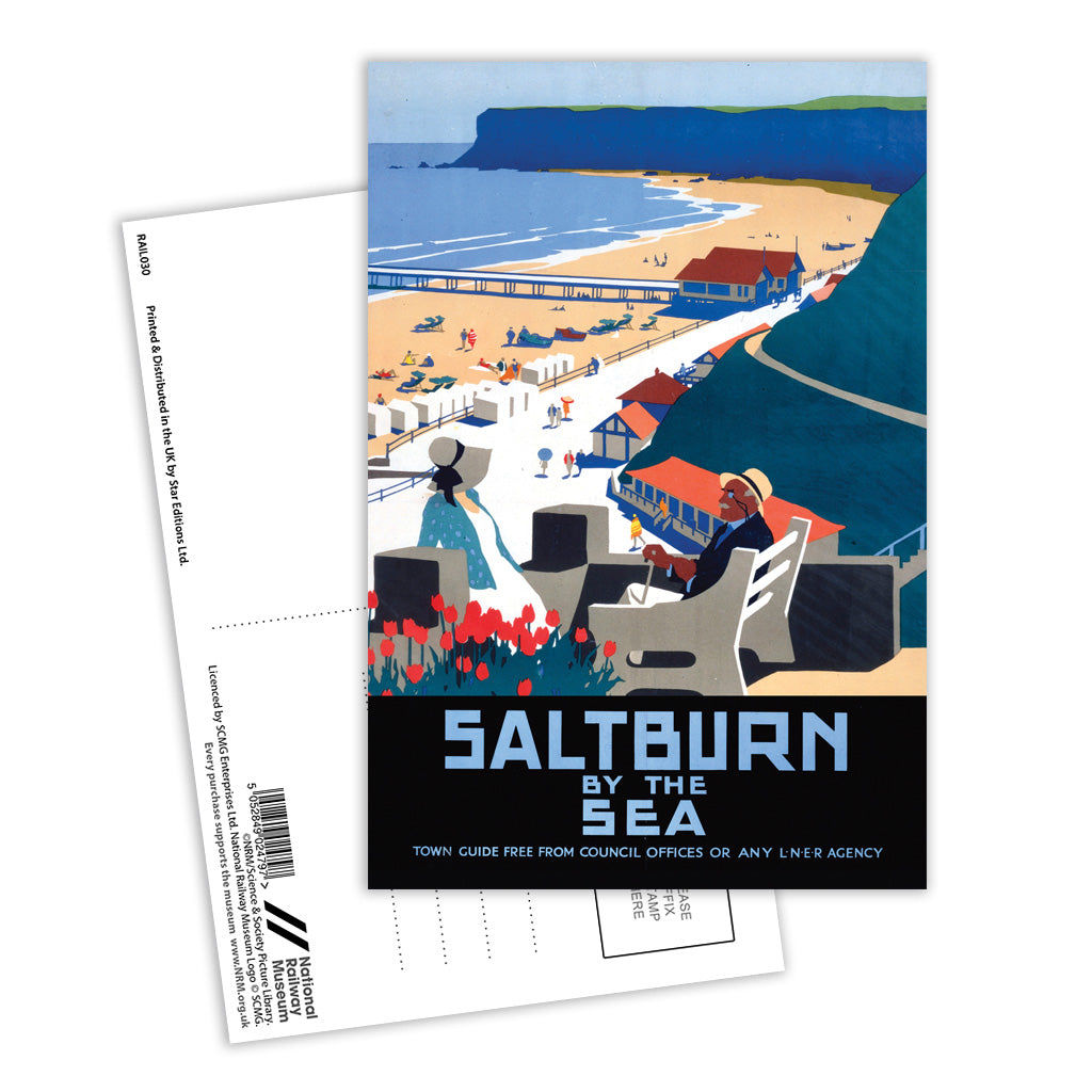 Saltburn-by-the-sea Postcard Pack of 8
