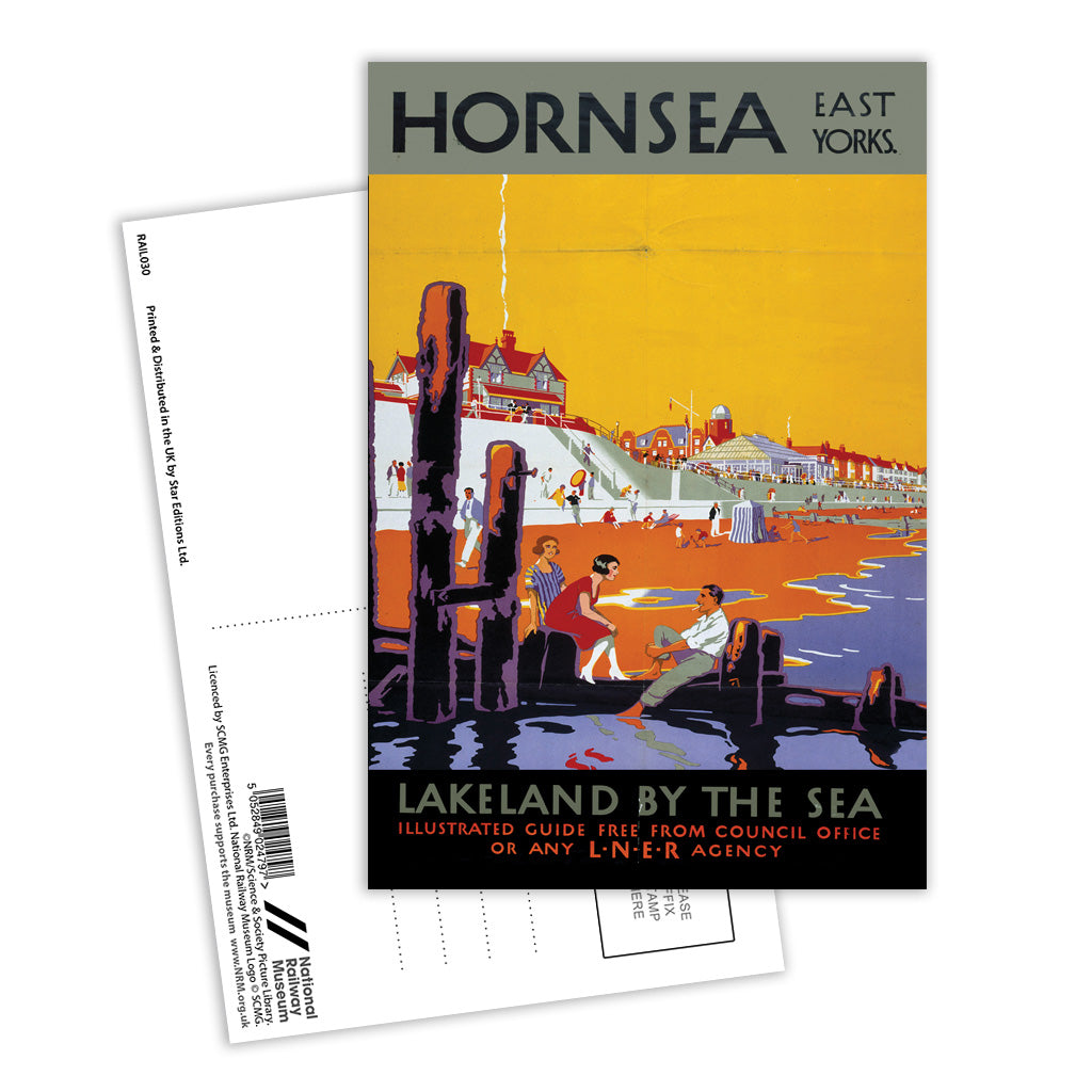 Hornsea - East Yorks, Lakeland By The Sea Postcard Pack of 8