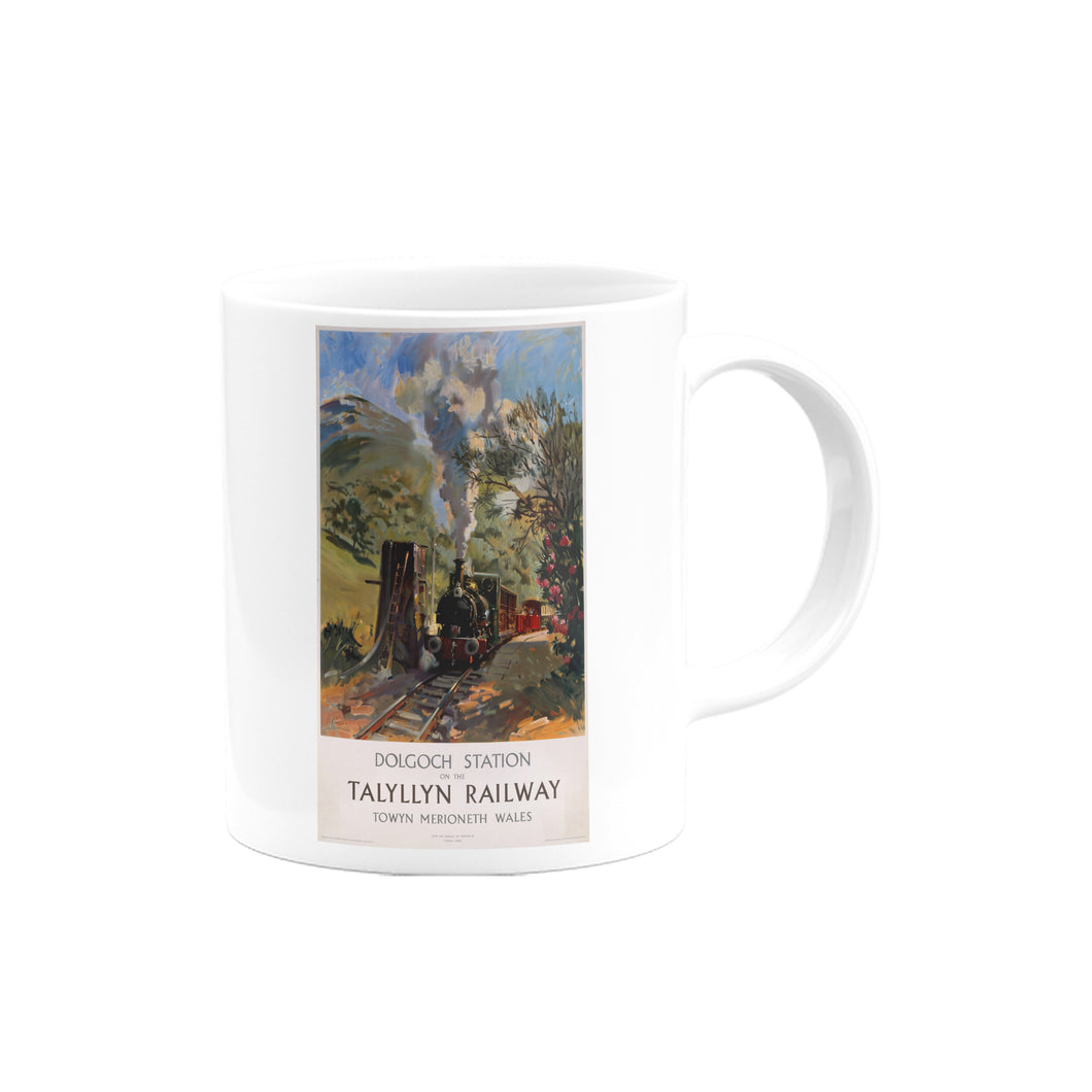 Dolgoch Station on the Talyllyn Railway, Towyn Merioneth Wales Mug