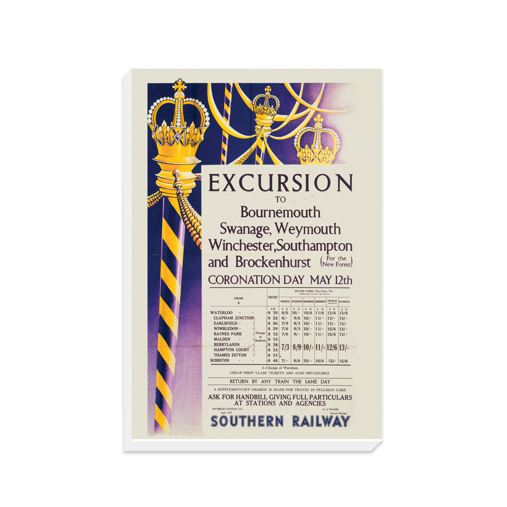 Excursion to Bournemouth - Swanage - Weymouth - Canvas