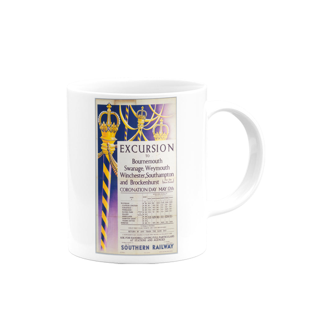 Excursion to Bournemouth - Swanage - Weymouth Mug