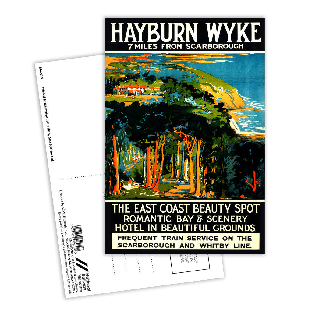 Hayburn Wyke, The East Coast Beauty Spot Postcard Pack of 8