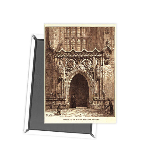 Doorway King's College Fridge Magnet