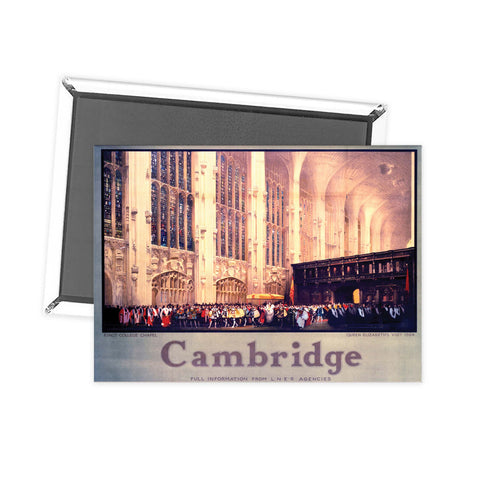 Queen Elizabeth's Visit to King's College Fridge Magnet