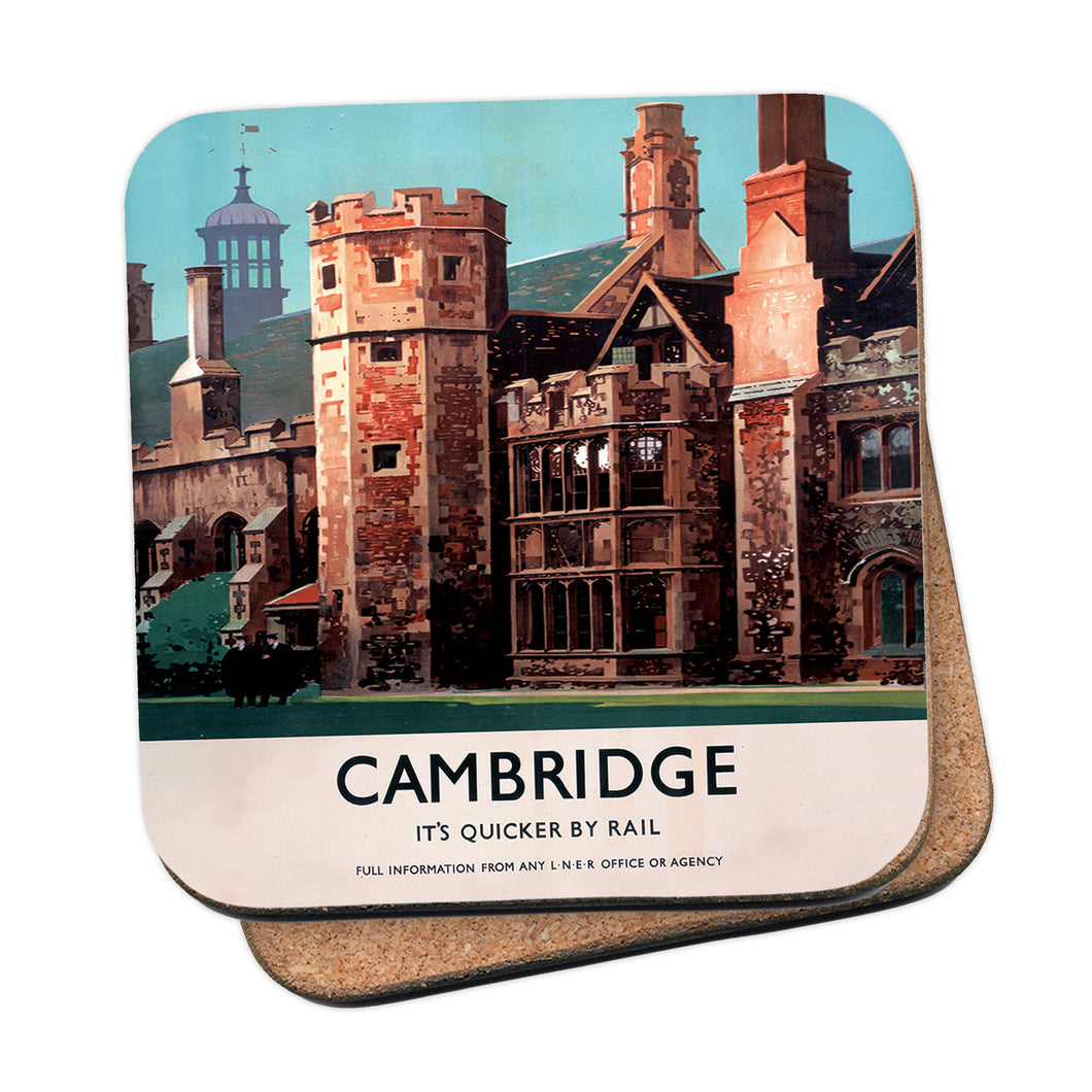 Cambridge it's Quicker by Rail - Peterhouse Coaster