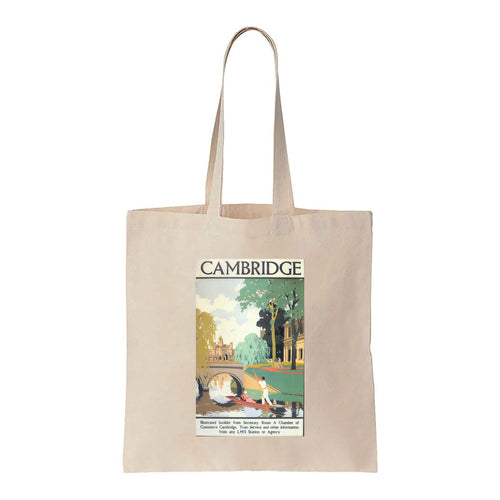 Cambridge, River Cam - Canvas Tote Bag