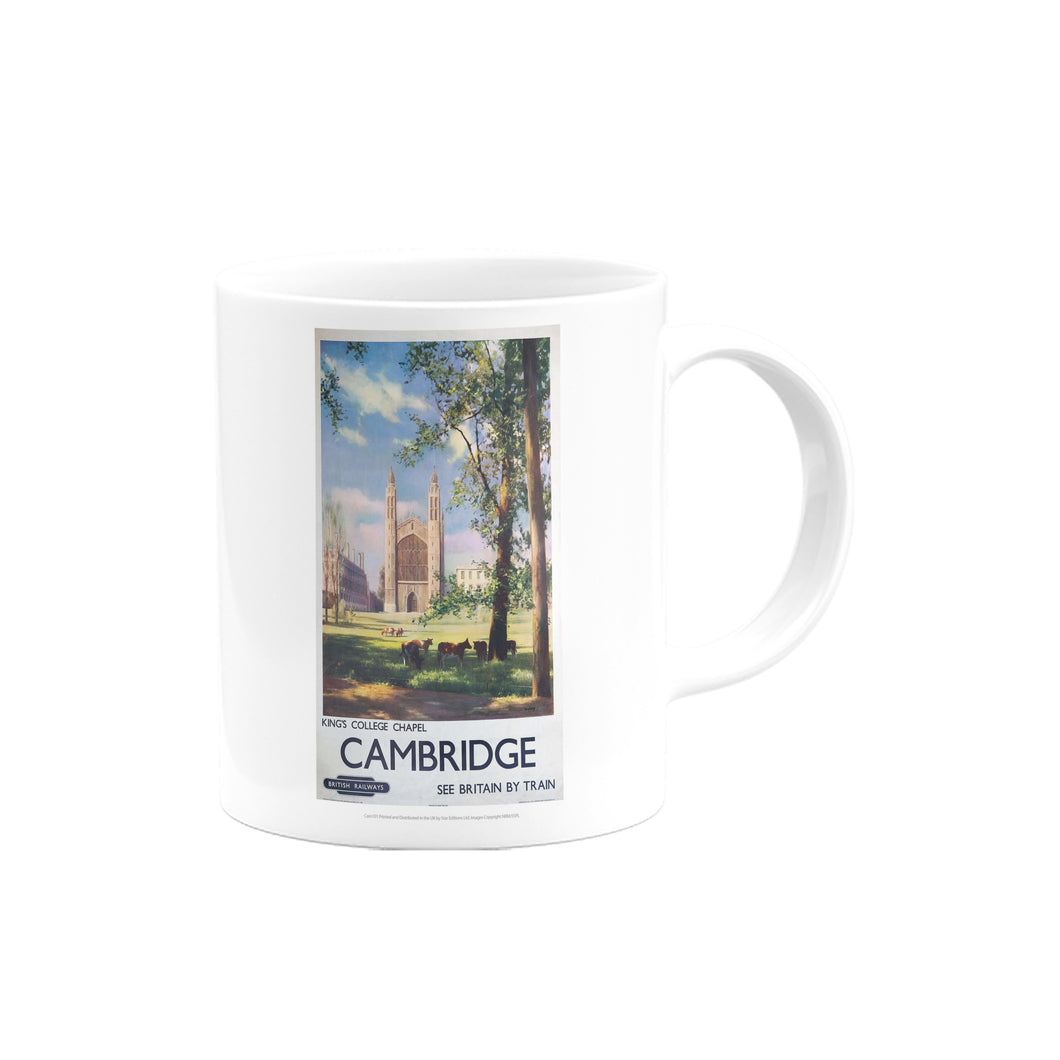 Cambridge - King's College Chapel, See Britain By Train Mug