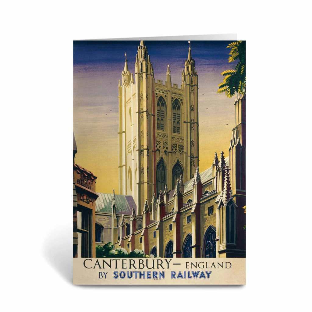 Canterbury by Southern Railway Greeting Card