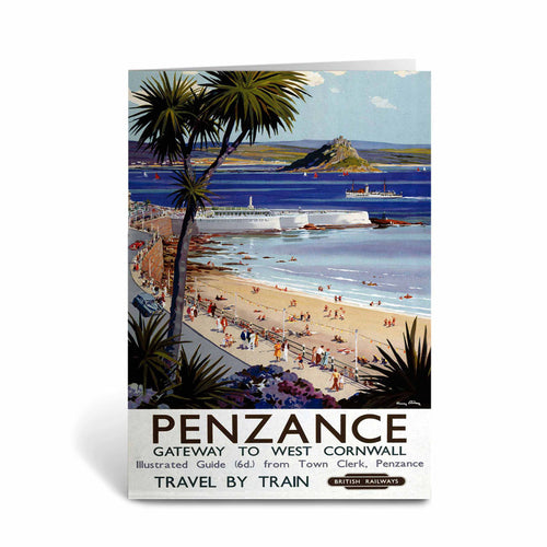 Penzance Gateway to West Cornwall Greeting Card