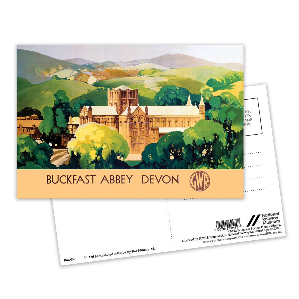 Buckfast Abbey Devon Postcard Pack of 8